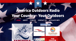 Desktop Screenshot of americaoutdoorsradio.com
